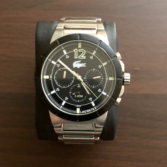 lacoste watch stainless steel